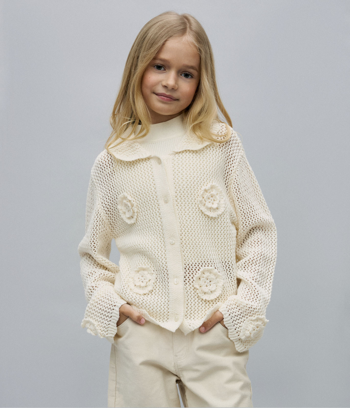 GIRLS cardigan/Кардиган детский/SS25TKG042 